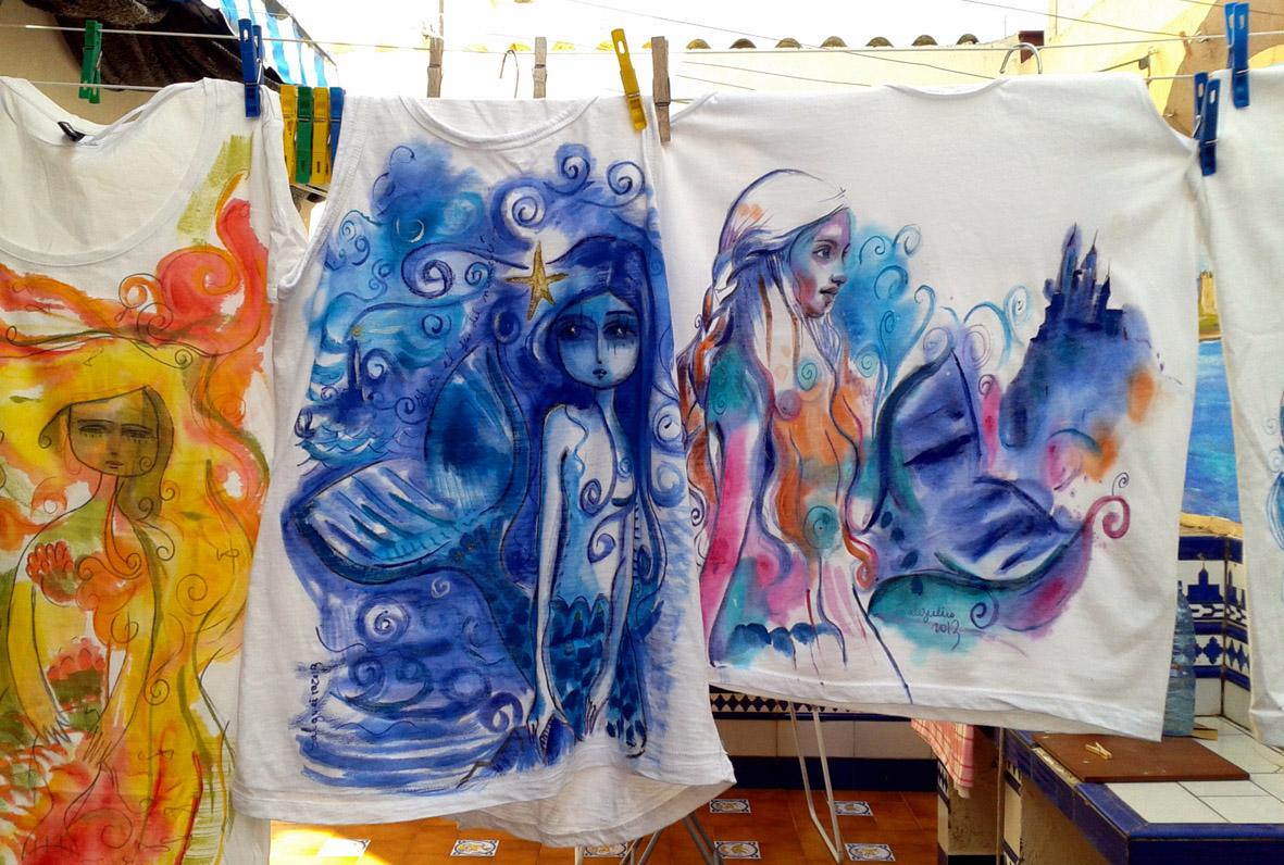 camisetas pintadas por encargo