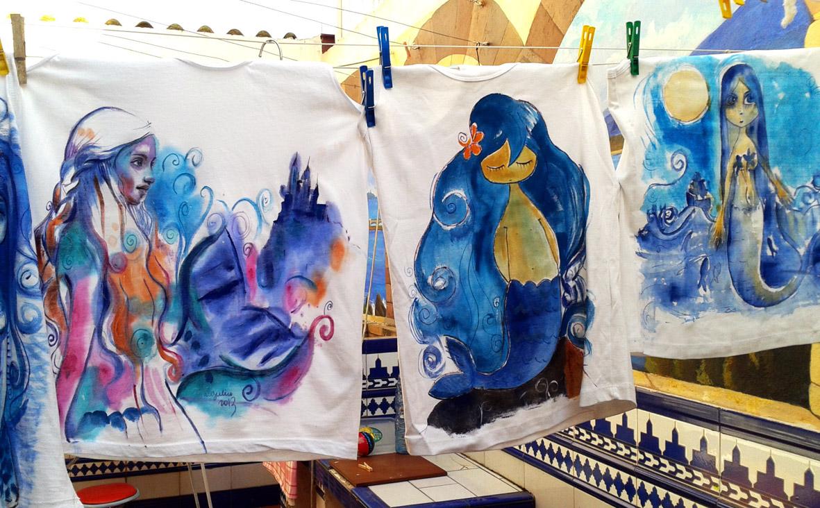 camisetas pintadas por encargo