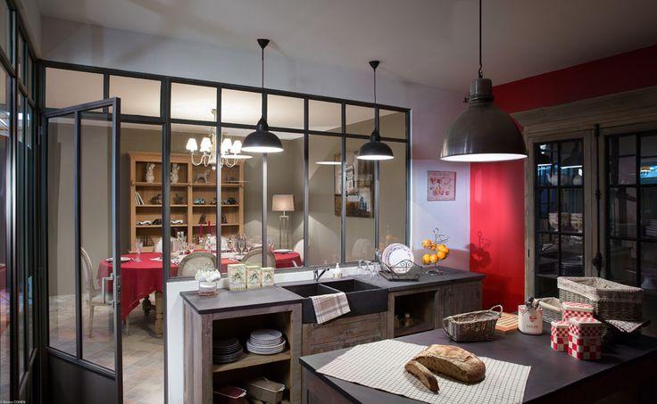 cerramiento cristal y hierro