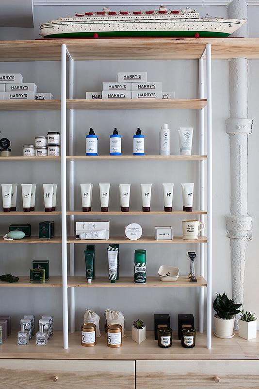 peluquería estantería