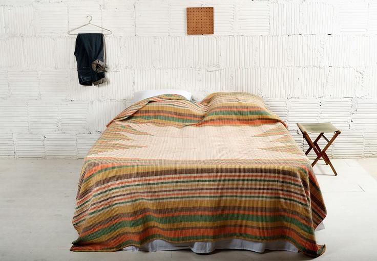 colcha con estilo navajo