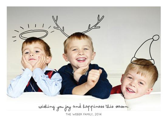 niños felicitacion navideña