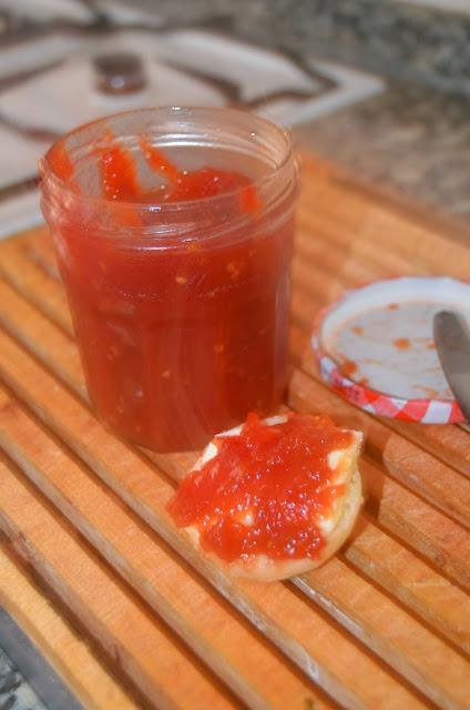 Mermelada de tomate y jengibre