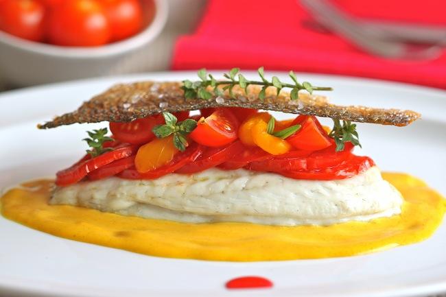 Dorada a la mostaza de Dijón