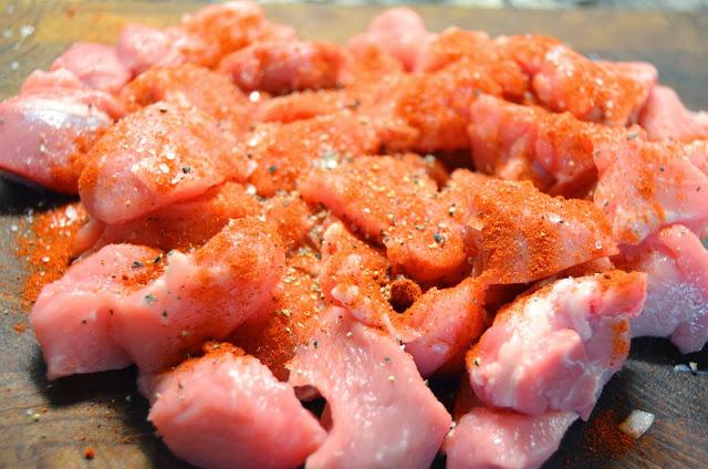 Ragout de ternera blanca con champiñones