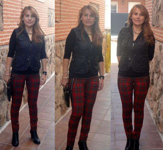 Pantalón de cuadros-patronesmujer