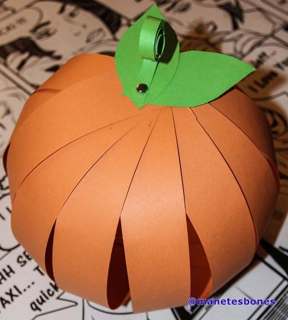 calabaza de cartulina