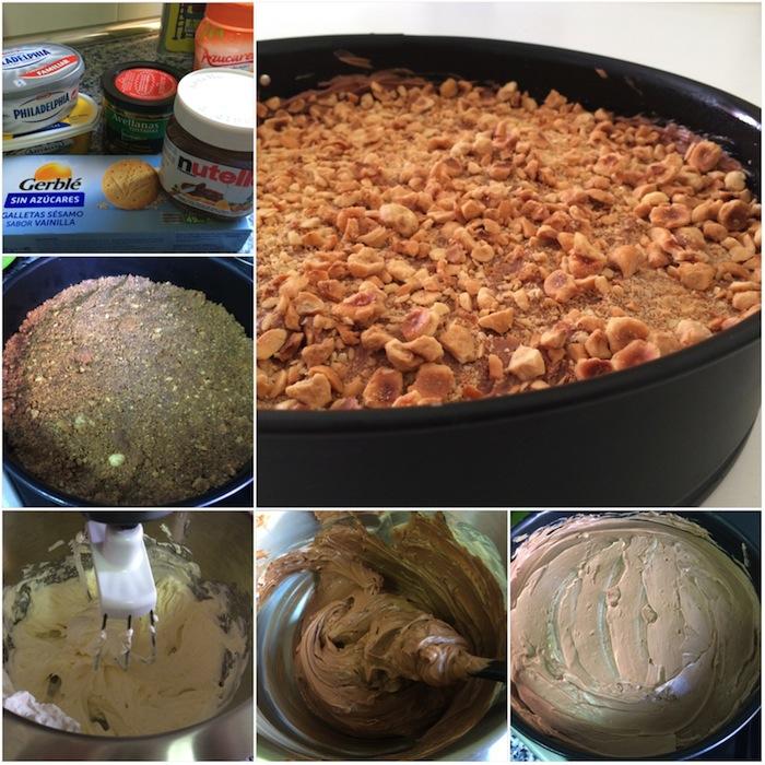 nutellacheesecakepasos