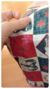 Detalle de Alfileres para formar esquinas