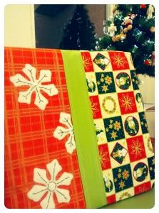 Sala vestida de Navidad 