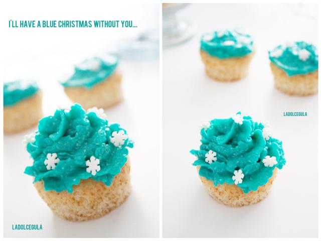 © La Dolce Gula Navidad Blue Christmas Cupcakesmas ©
