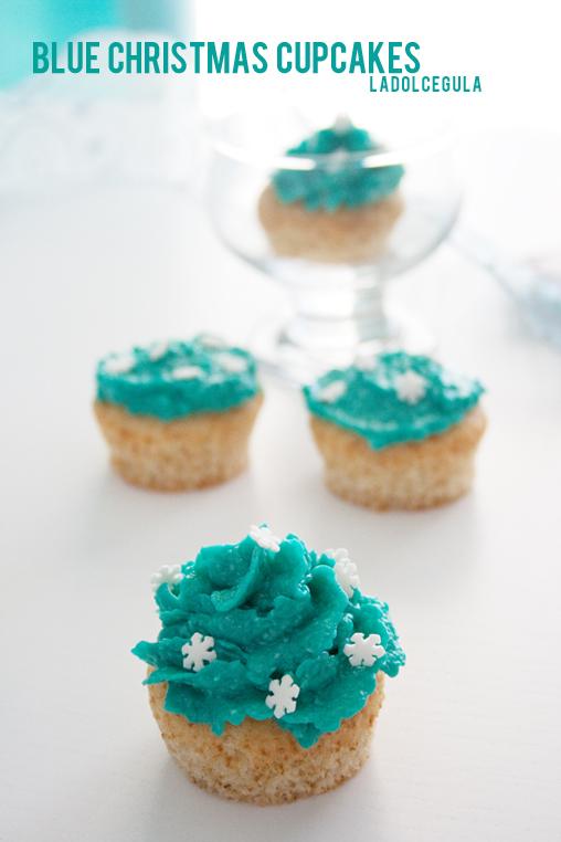 © La Dolce Gula Navidad Blue Christmas Cupcakesmas ©