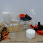 Halloween Inspiration and Ideas ¿Copas de vino, portavelas o candelabros? - Wine Glasses or Candleholders? We love to reuse objects. #Halloween, #reutilización, #decoración, #niños, #manualidades, #reciclado, #creativo, #recicladocreativo, #TheReuseFactory, #The Reuse Factory, #Reciclado Creativo, #recycling, #upcycling, #reuse, #reusing, #reciclaje, #reutilizar, #creative, #handcrafts, #handmade, #diy, #howto, #riciclo, #craft, #crafts, #tutorial, #pumpkins, #globos, #balloons, #caramelos, #chuches, #divertido, #gratis, #Do it Yourself, #smashing pumpkins, #free, #making