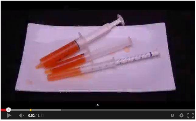 Jeringas de sangre para Halloween - Blood syringes - Halloween