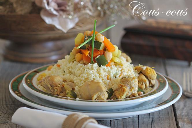 Cous-cous de pollo y verduras