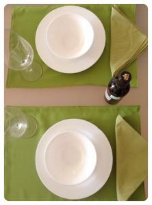 Materiales base para la Puesta de Una Mesa.