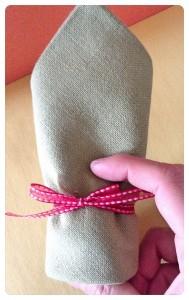 Detalle de atado de Servilleta