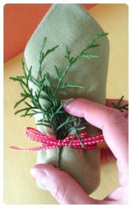 Detalle de Servilleta con Pino