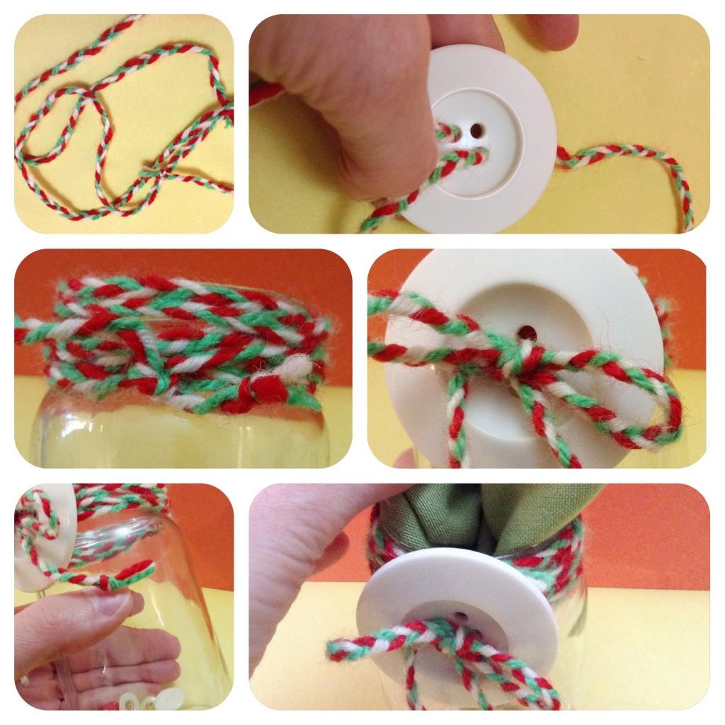 Pasos para decorar los botes/potes de mermelada