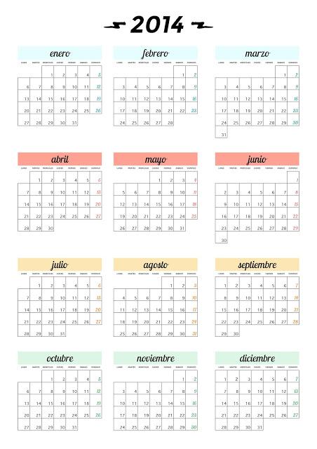 TBCP © CALENDARIO 2014