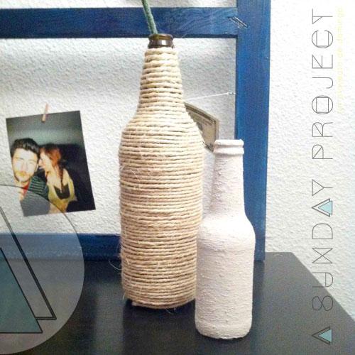 Decorar botellas DIY