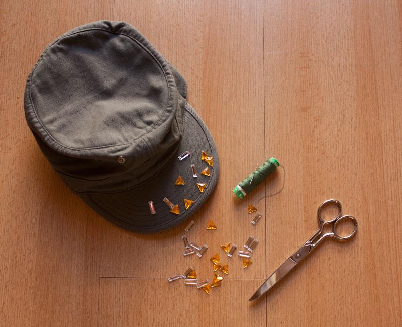 DiY military cap DiY: Gorra 
