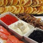 Blinis con ahumados