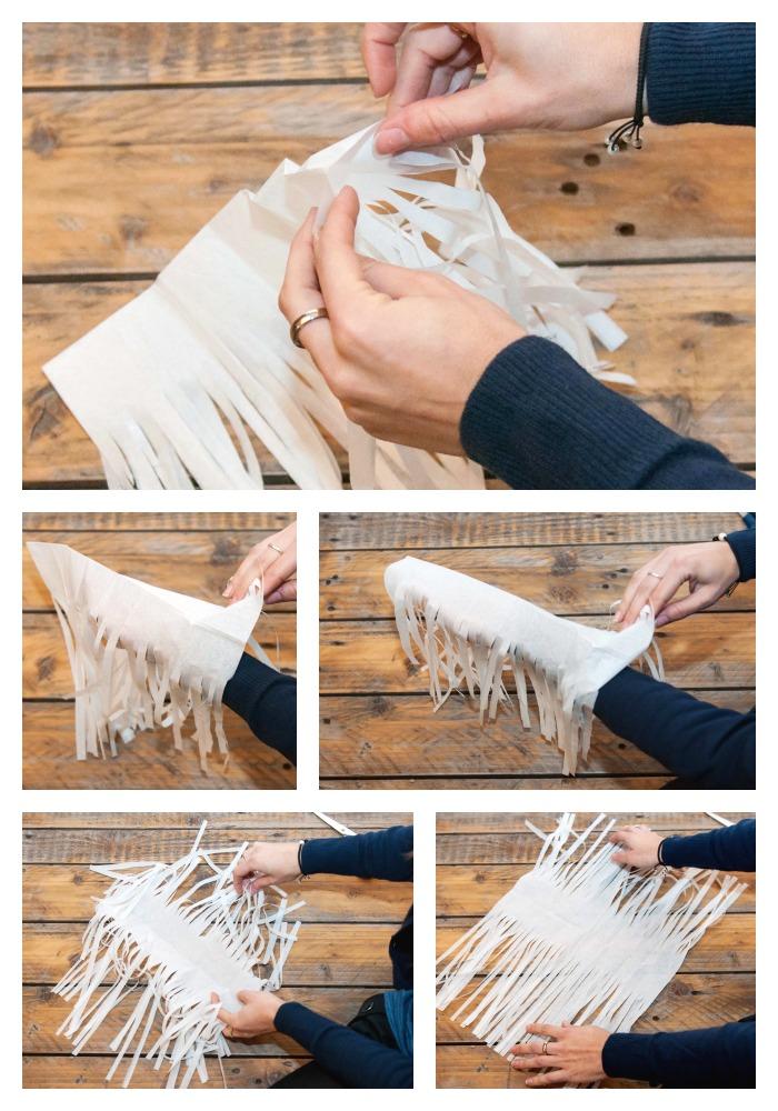 tutorial flecos papel seda