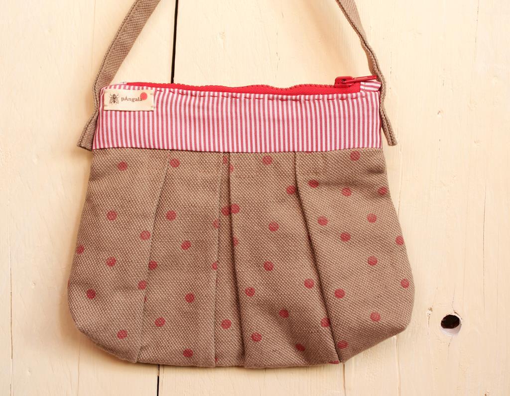 bandolera bombonera niña con lunares