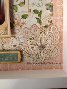 Adorno mariposa bordado de Artemio