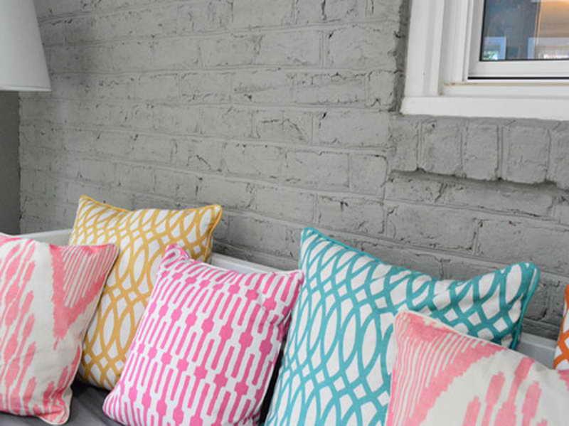 The Best Tips to Paint On Brick with pillow