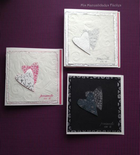 tarjetas corazones