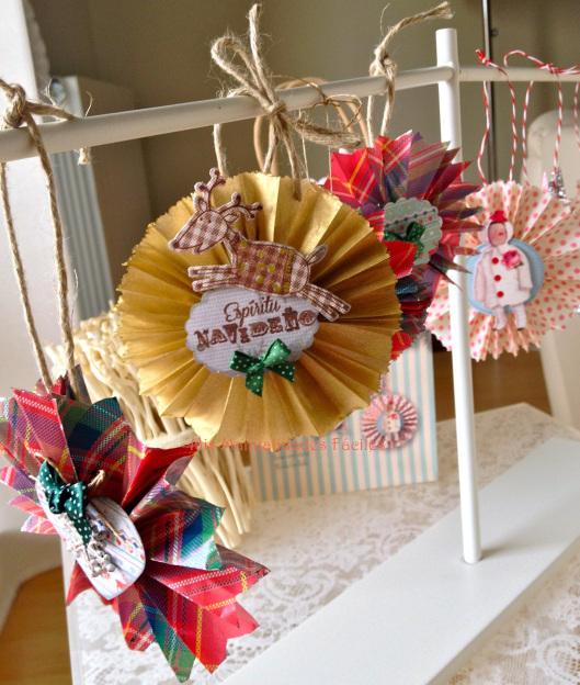 Adornos de Navidad diseñados por La Scrapería de Charly