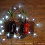 Jardín Vertical Cocacola #compartecocacolacon reciclado creativo rosa montesa