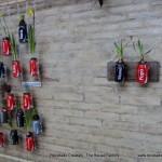 Jardín Vertical Cocacola #compartecocacolacon reciclado creativo rosa montesa
