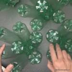 Lámpara realizada con 125 botellas de plástico recicladas - Lamp made with 125 recycled plastic bottles http://youtu.be/lwt43vjl2fs