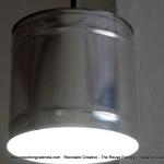 Recycled Tin Can Lamp - Lámpara con bote de metal reciclado - Reciclado Creativo - The Reuse Factory