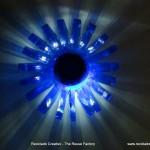 Reciclando botellas de plástico Solán de Cabras