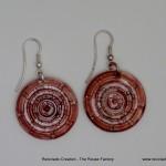 Earings recycling filters ? Dolce Gusto Coffee Capsules. Pendientes con filtros de cápsulas de café Dolce Gusto