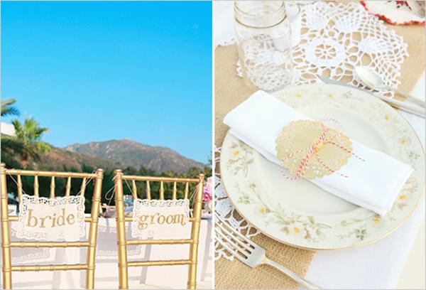 Servilletas con blondas