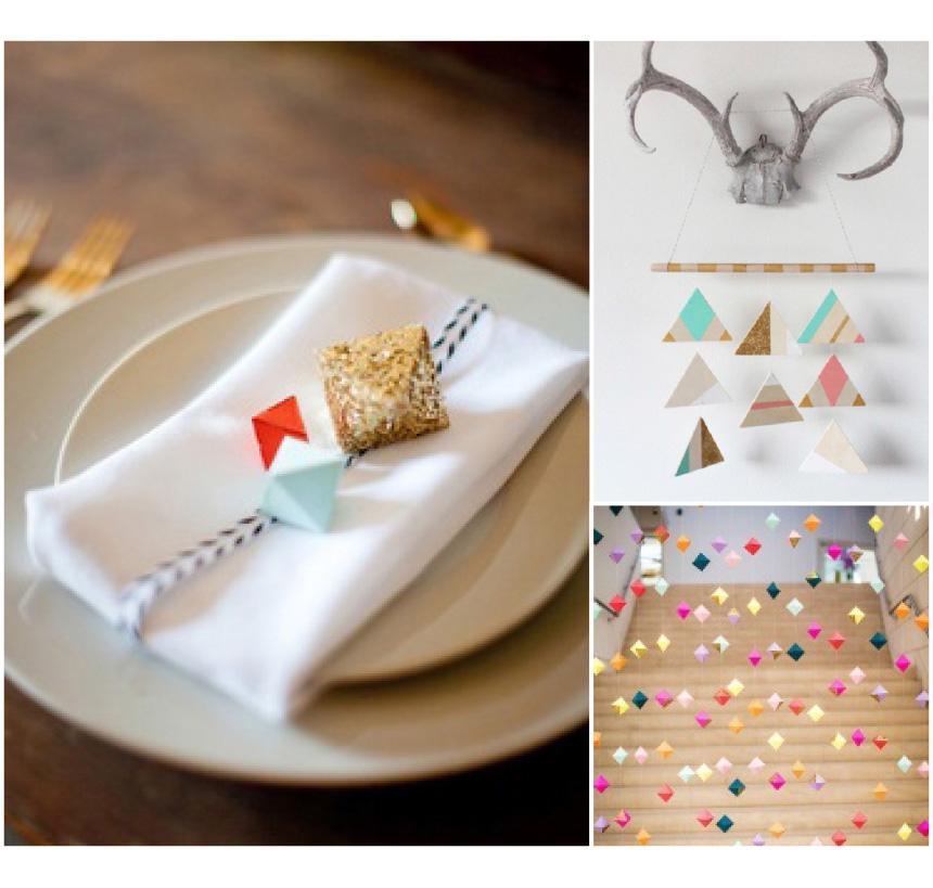 Fiesta con diseños geométricos por The Visual Corner