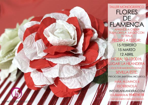 Taller de flores de flamenca | La Hilandera Mercería y Labores