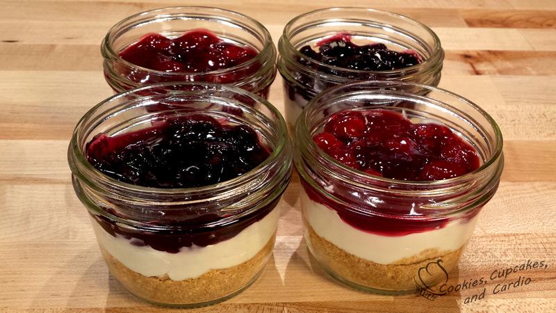 No Bake Cheesecake in a Jar