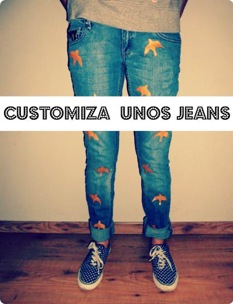 customiza unos jeans
