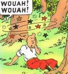 Tintin tropieza