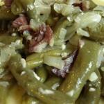 Judías verdes con jamón serrano