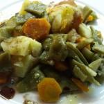 Judías verdes con patata y zanahoria