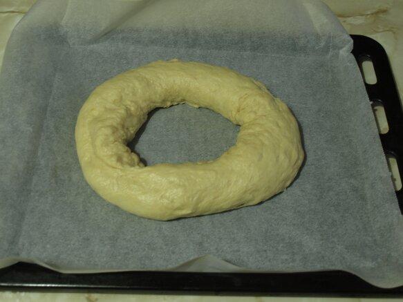 masa roscón formada