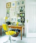 El amarillo agudiza el ingenio, perfecto para trabajar.