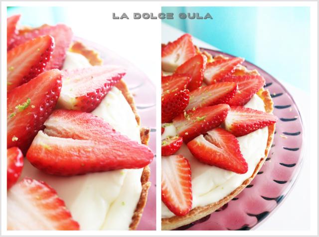© La Dolce Gula Tarta de queso y fresas ©